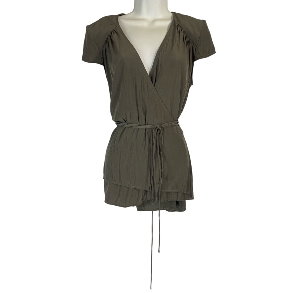 Smythe Wrap Around Blouse Size Small